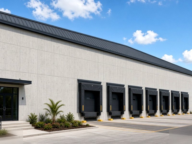 Industrial warehouse building